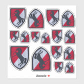 第11期騎兵連隊フォートミードコンター シール (シート)