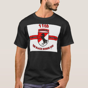 第11機甲騎兵聯隊"黒馬CAV " Tシャツ