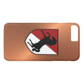 第11機甲騎兵聯隊- Blackhorseの連隊 Case-Mate iPhoneケース (裏面(横))