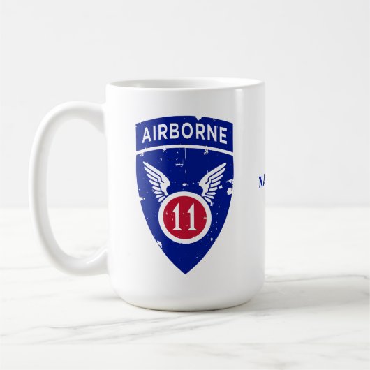 第11機空部「北極天使動揺して」 コーヒーマグカップ (左)