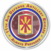 第11次航空自衛砲兵旅団 シール (正面)