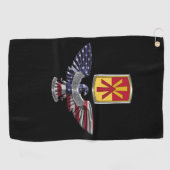 第11次防空旅団カスタマイズイーグル ゴルフタオル (横)