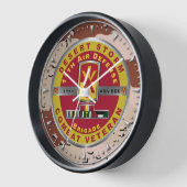 第11次防空砲兵隊砂漠嵐 壁時計 (傾斜)