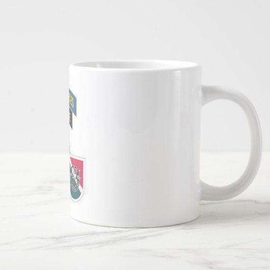 第11特殊部隊のグループのジャンボマグ ジャンボコーヒーマグカップ (右)