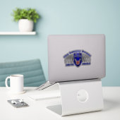 第11空挺師団 シール (デスク上のノートパソコン)