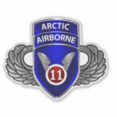 第11空挺師団 シール (正面)