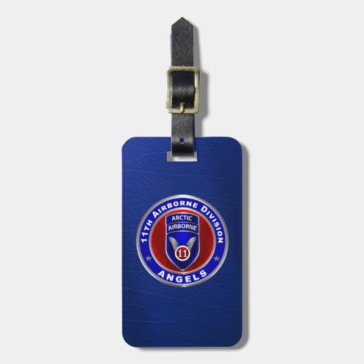 第11空挺師団 ラゲッジタグ (正面縦)