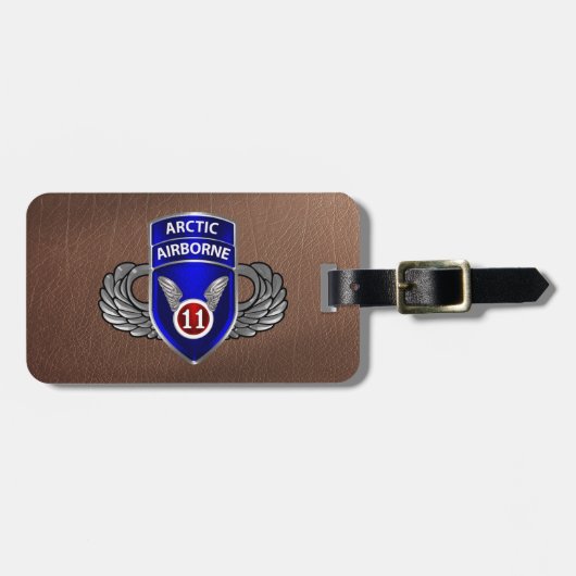 第11空挺師団 ラゲッジタグ (正面横)