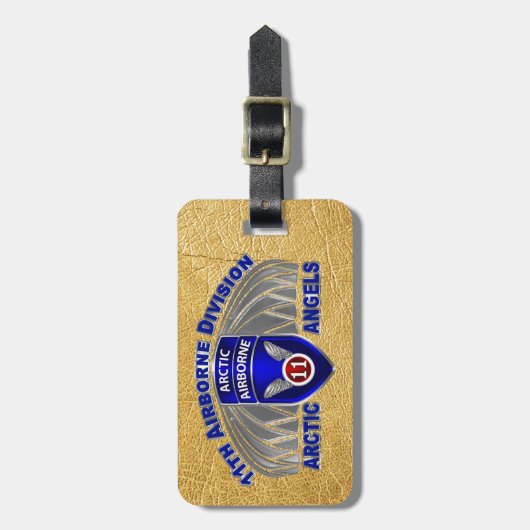 第11空挺師団 ラゲッジタグ (正面縦)