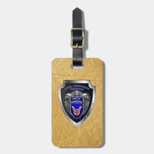 第11空挺師団 ラゲッジタグ (正面縦)