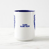 第11空挺師団「北極天使」カスタム青 マグカップ (中央)