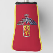 第11空軍旅団「戦うために訓練」イーグル ゴルフヘッドカバー (回転90)