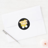 第11級ビーブスシャツ新学期初日 ラウンドシール (封筒)