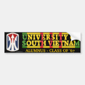 第11解放-南ベトナムの卒業生のステッカーのU バンパーステッカー (正面)