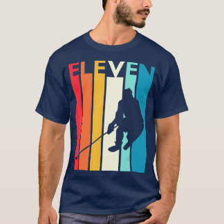 第11誕生日ギフトイレブンクラシックホッケー11年 Tシャツ
