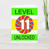 第11誕生日コンピュータゲーマー カード (正面)