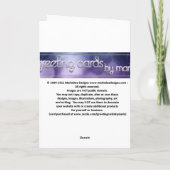 第11誕生日ハッピーバースデーカードデザイン3 カード (裏面)