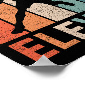 第11誕生日レトロバスケットボール愛好家ボーイズキッズ11 ポスター (角)