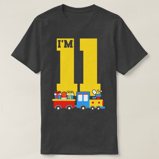 第11誕生日列車1 Tシャツ (デザイン正面)