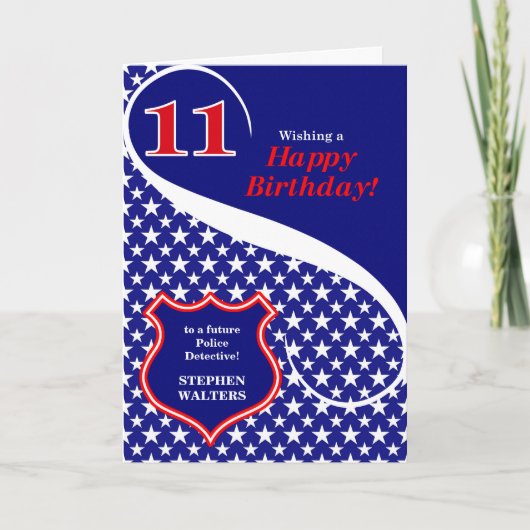 第11誕生日法執行テーマ名 カード (正面)