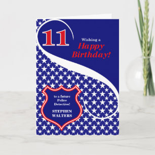 第11誕生日法執行テーマ名 カード