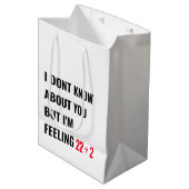 第11誕生日22インスパイアパーティー抱き枕 ミディアムペーパーバッグ (正面アングル)