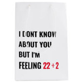 第11誕生日22インスパイアパーティー抱き枕 ミディアムペーパーバッグ (正面)