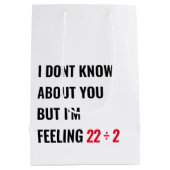 第11誕生日22インスパイアパーティー抱き枕 ミディアムペーパーバッグ (裏面)