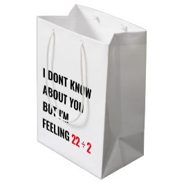 第11誕生日22インスパイアパーティー抱き枕 ミディアムペーパーバッグ