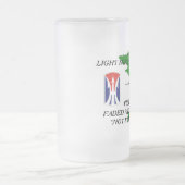 第11軽いInfのベトナムによって曇らされるマグ フロストグラスビールジョッキ (中央)