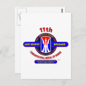 第11軽歩兵旅団 ベトナム ポストカード (正面/裏面)