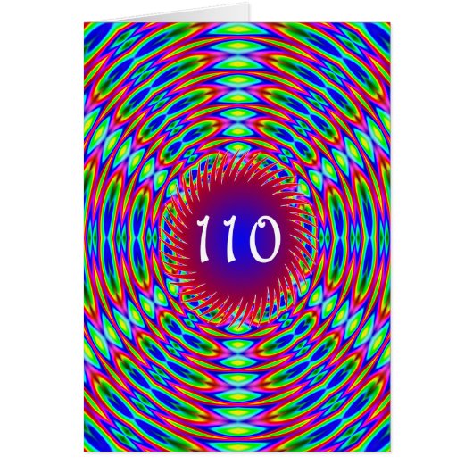 第110誕生日抽象芸術トリップ(幻覚体験)のような旋回 (正面)