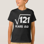 第11 121の誕生日の二乗根 Tシャツ (正面)