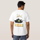 第11 ACR M48A3 Pattonの積込み機のワイシャツ Tシャツ (裏面フル)