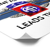 第11B空挺師団 ポスター (角)