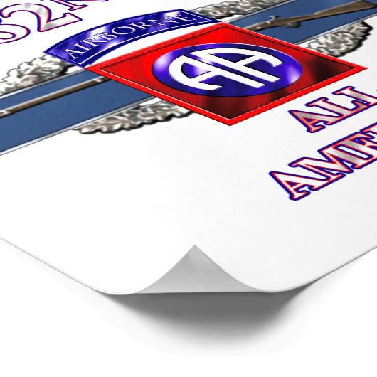 第11B空挺師団 ポスター (角)