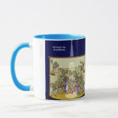 第12クリスマス(ドラムをたたいている12人のドラマー)のマグの日 マグカップ (左)