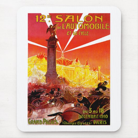 第12サロンデロキュールet duサイクル マウスパッド (正面)