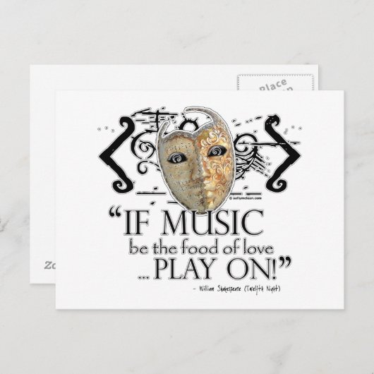 第12ナイトミュージック引用文 ポストカード (正面/裏面)