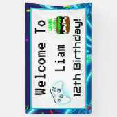 第12ハッピーバースデー・クリティカル・ヒットへようこそ！ 横断幕 (縦)