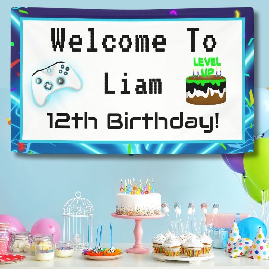 第12ハッピーバースデー・クリティカル・ヒットへようこそ！ 横断幕