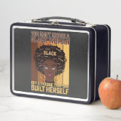 第12メラニンは黒人の女性をノックアウトできない メタルランチボックス (インサイチュ)