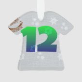 第12人のオーナメントのseahawks オーナメント (裏面)