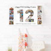 第12回バースデーパーティー第12回フォトコラージュ 横断幕 (インサイチュ)