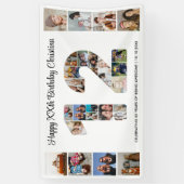 第12回バースデーパーティー第12回フォトコラージュ 横断幕 (縦)