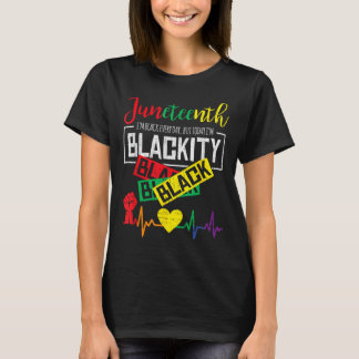 第12回ブラックティハートビートフリーダムアフリカ6月 Tシャツ