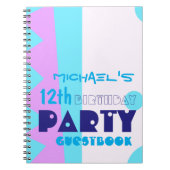 第12回誕生日会ゲストブックの歯 ノートブック (正面)