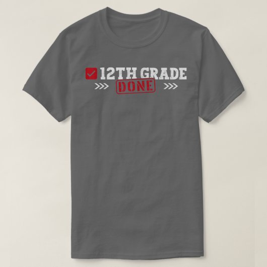 第12学年の最終日に行われた12学年 Tシャツ (デザイン正面)