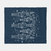 第12日目クリスマスフリースブランケット フリースブランケット (正面(横))