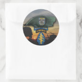 第12次特殊部隊sfグリーンベレー退役軍人 ラウンドシール (バッグ)